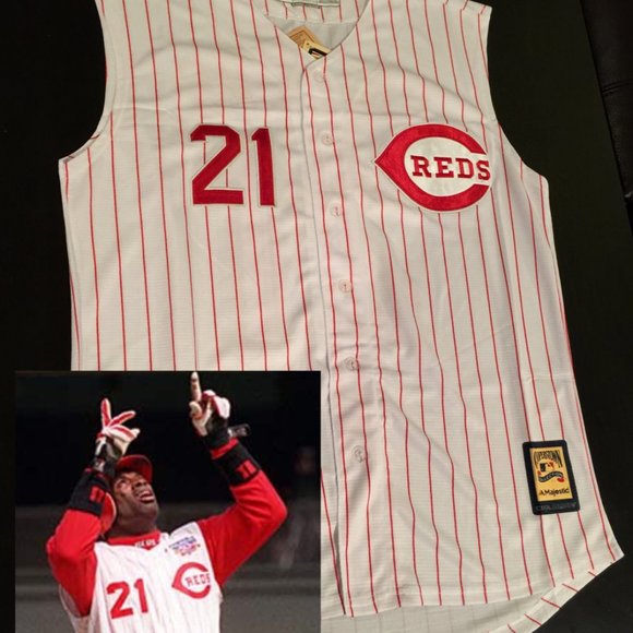 deion sanders cincinnati reds jersey